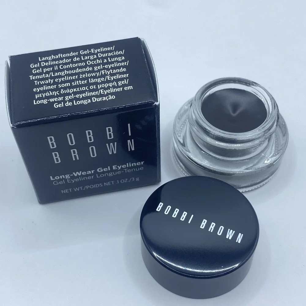 Bobbi Brown Long-Wear Gel Eyeliner Caviar Ink 27 Black Full Size .1oz/3g, NIB